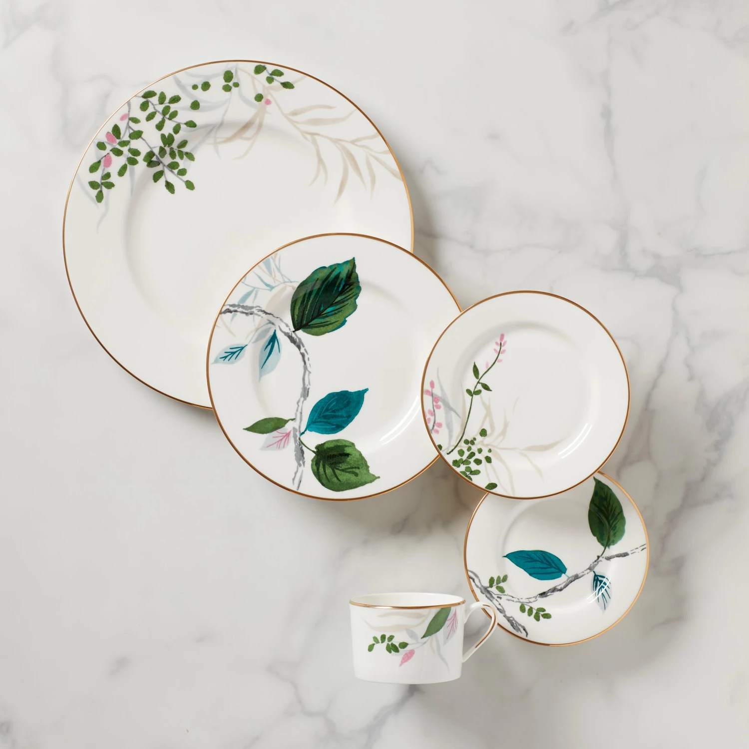 Kate Spade Birch Way 5PC Place Setting Dinnerware