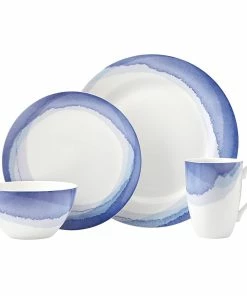 Lenox Dinnerware Indigo Watercolor 4-piece Place Setting