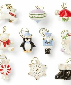Lenox Ornament Trees Christmas Memories 10-Piece Ornament Set