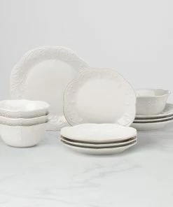 Lenox French Perle White™ 12-piece Dinnerware Set