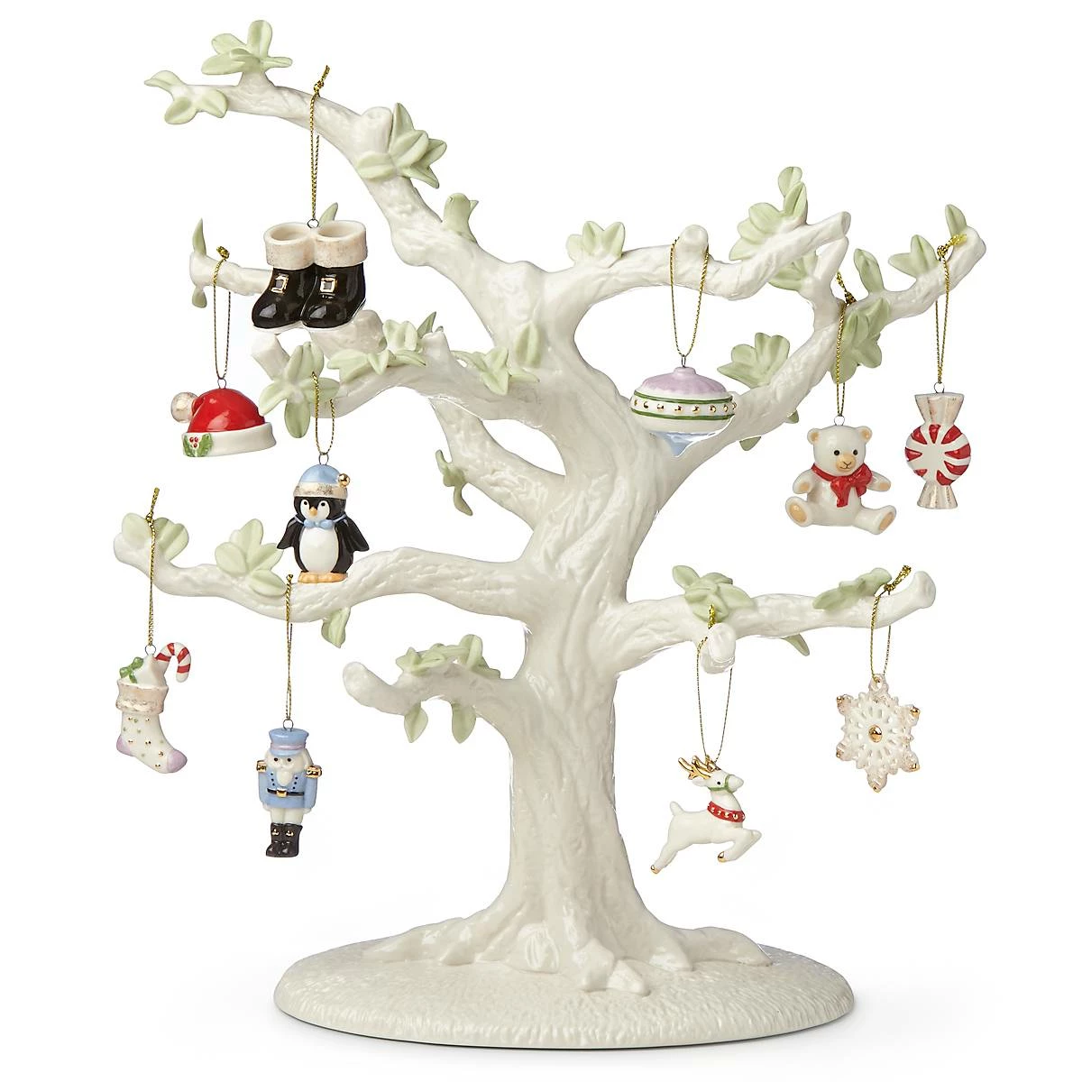Lenox Christmas Memories 10-Piece Ornament & Tree Set Ornament Trees