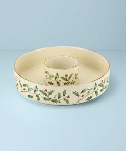 Lenox Holiday Chip & Dip Set