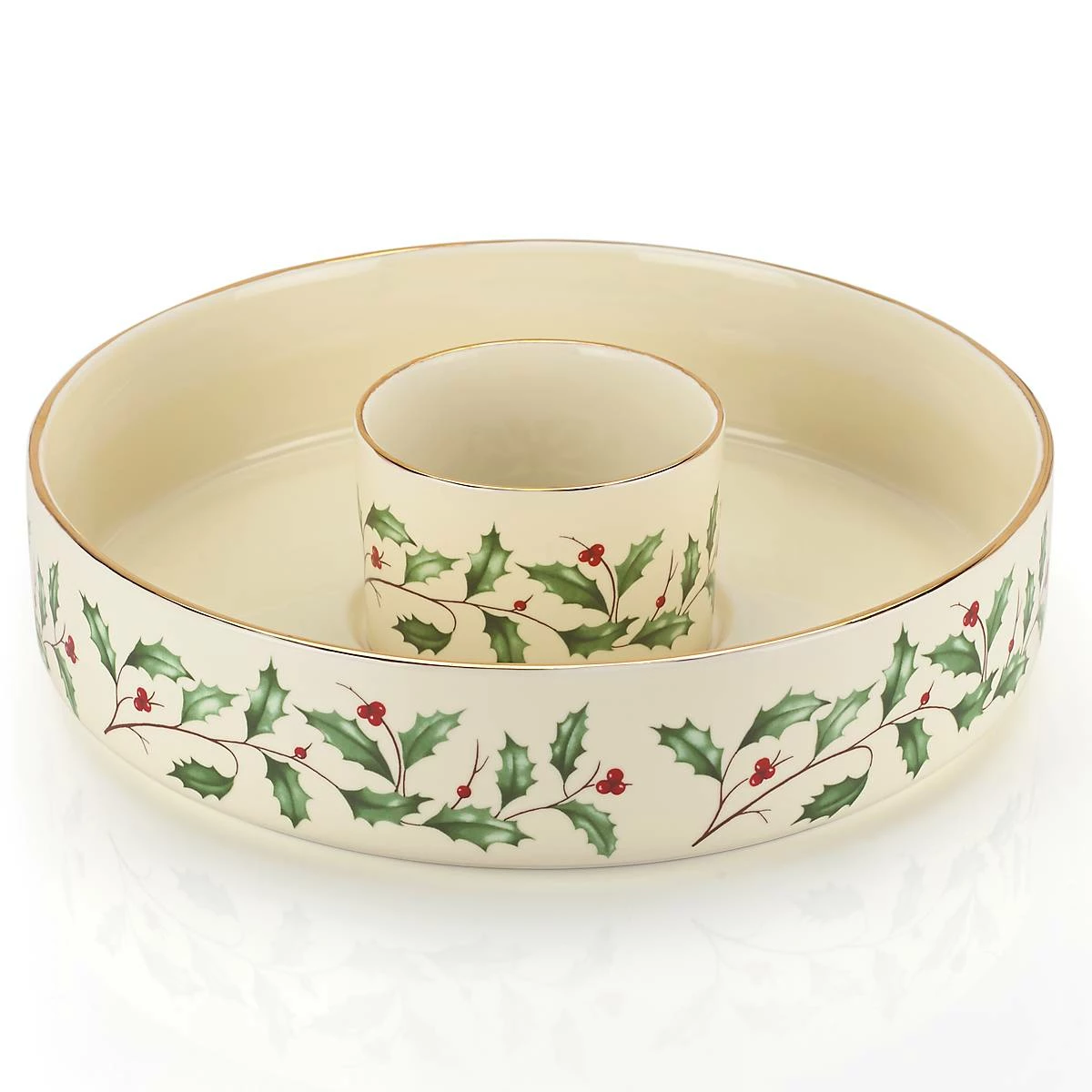 Lenox Holiday Chip & Dip Set