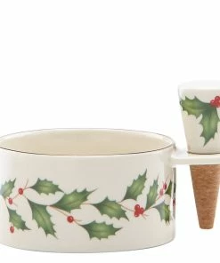 Lenox Accessories Hosting The Holidays Wine Coaster & Stopper Set