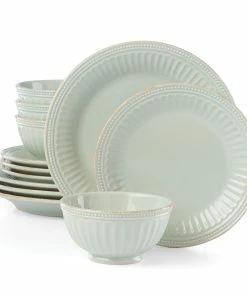 Lenox Dinnerware French Perle Groove 12-Piece Plate & Bowl Set