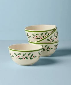 Lenox Holiday™ Melamine 4pc All Purpose Bowl Set Dinnerware