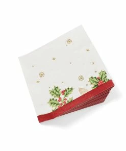 Lenox Table Linens Treasured Traditions Beverage Napkins