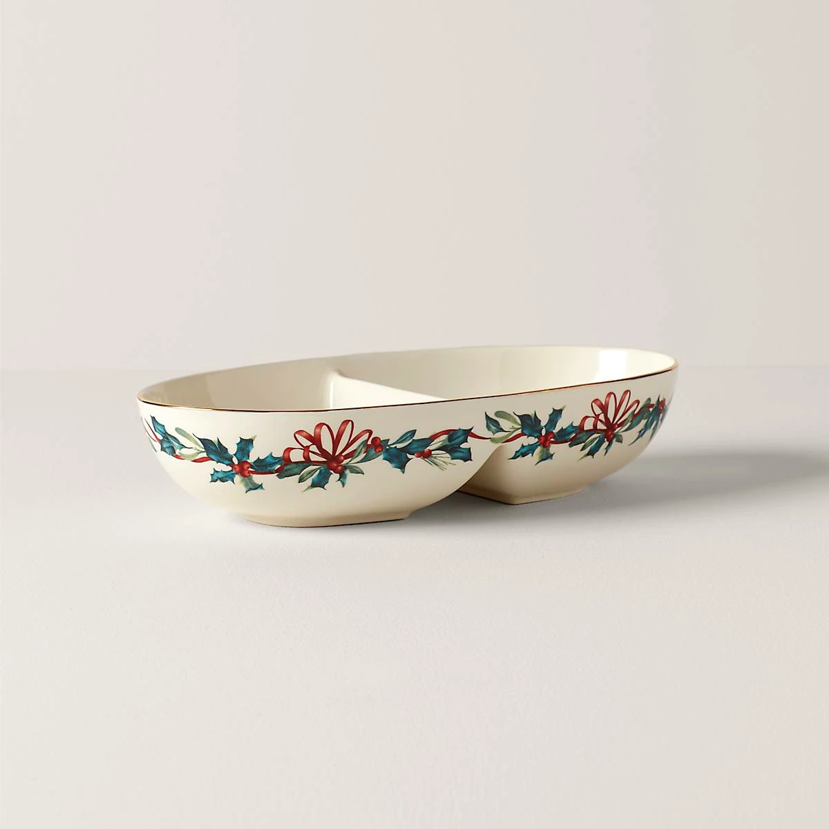Lenox Dinnerware Winter Greetings Divided Bowl