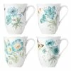 Lenox Butterfly Meadow Turquoise 4-piece Mug Set