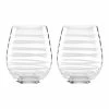 Kate Spade Charlotte Street 2-Piece Stemless Wine Glass Set