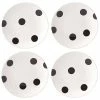 Kate Spade Dinnerware Deco Dot™ 4-piece Tidbit Plate Set