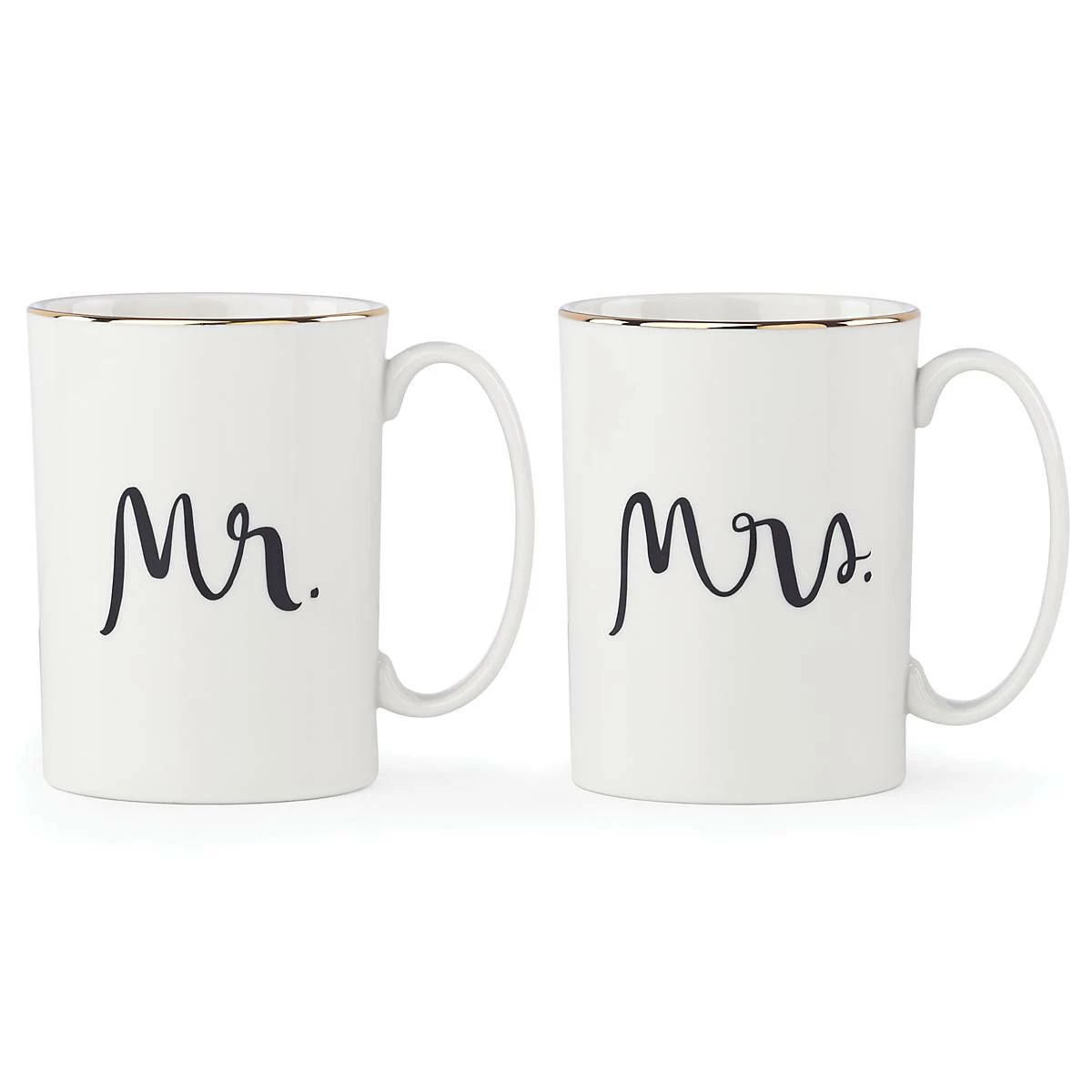 Kate Spade Dinnerware Bridal Party™ "Mr." And "Mrs." 2pc Mug Set