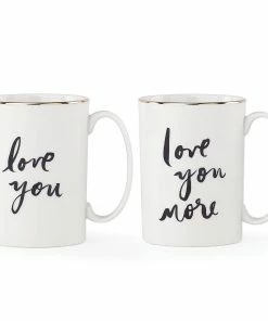 Kate Spade Bridal Party "Love You" And "Love You More" Mugs