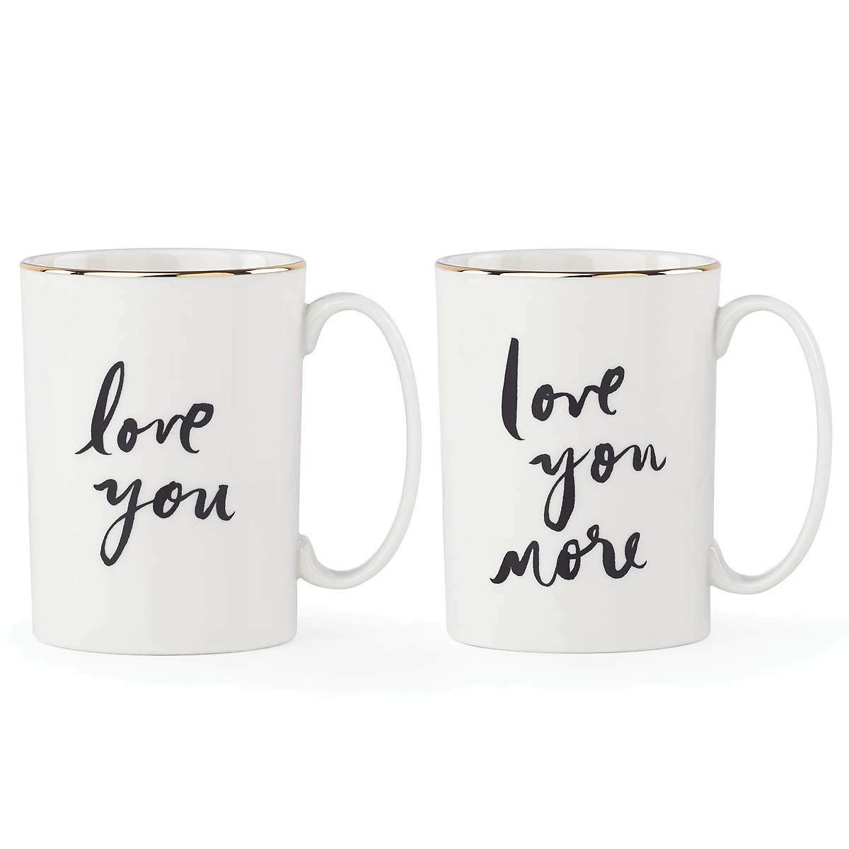 Kate Spade Bridal Party "Love You" And "Love You More" Mugs
