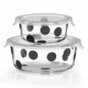 Kate Spade Kitchen Deco Dot™ 2-piece Round Food Storage Set