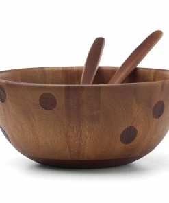 Kate Spade Deco Dot™ Salad Bowl With Servers