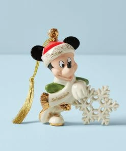 Lenox Personalized Ornaments Mickey Snowflake Ornament