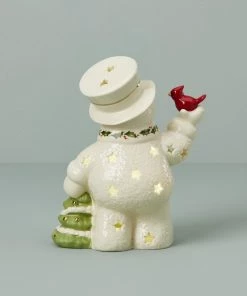 Lenox Happy Holly Days Light-Up Figurine Décor
