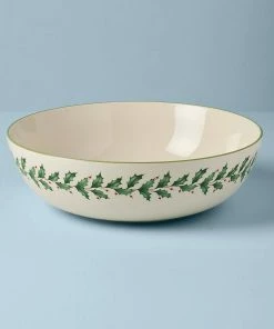 Lenox Holiday Pasta Serving Bowl Dinnerware
