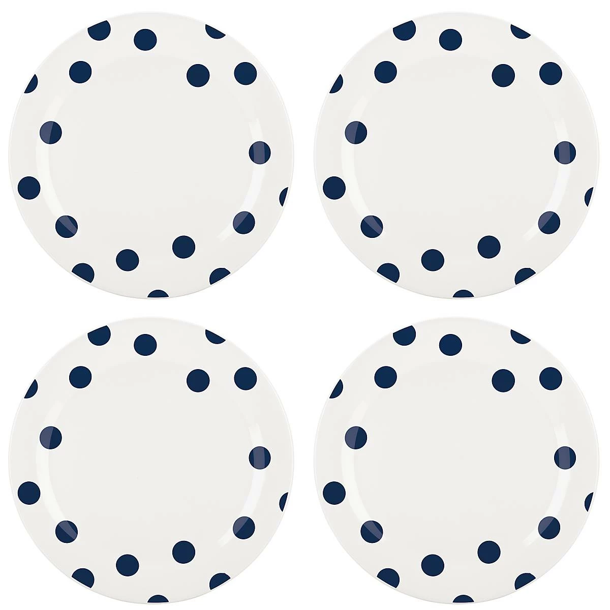 Kate Spade Deco Dot 4-piece Dinner Plate Set Dinnerware