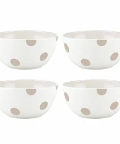 Kate Spade Dinnerware Deco Dot 4-piece All-Purpose Bowl Set