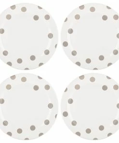 Kate Spade Deco Dot 4-piece Dinner Plate Set Dinnerware
