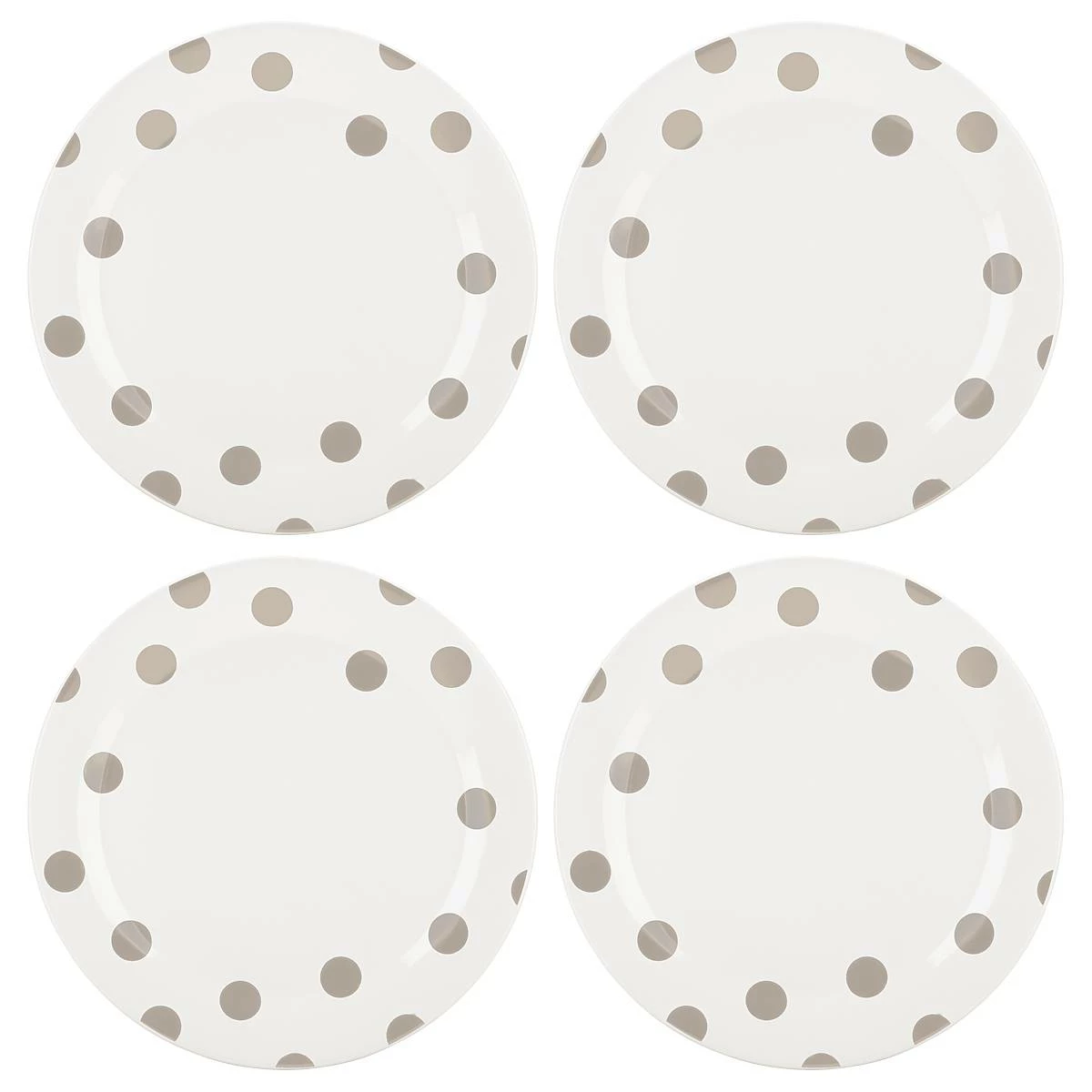 Kate Spade Deco Dot 4-piece Dinner Plate Set Dinnerware