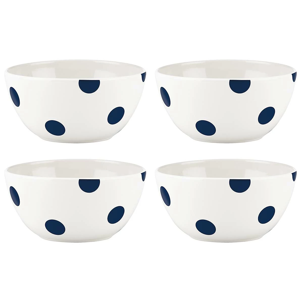 Kate Spade Dinnerware Deco Dot 4-piece All-Purpose Bowl Set
