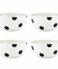 Kate Spade Dinnerware Deco Dot 4-piece All-Purpose Bowl Set
