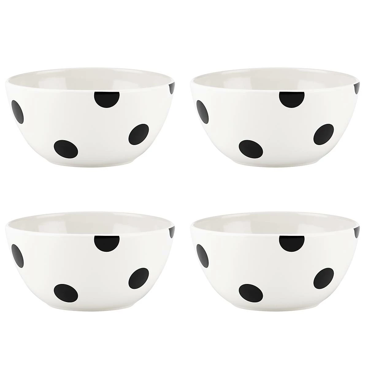 Kate Spade Dinnerware Deco Dot 4-piece All-Purpose Bowl Set