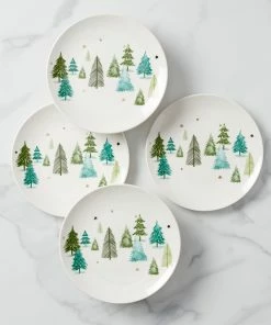 Lenox Balsam Lane 4-piece Accent Plate Set Dinnerware