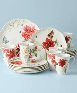 Lenox Butterfly Meadow® 18pc Holiday Dinnerware Set