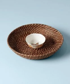 Lenox Butterfly Meadow® Chip And Dip Tray