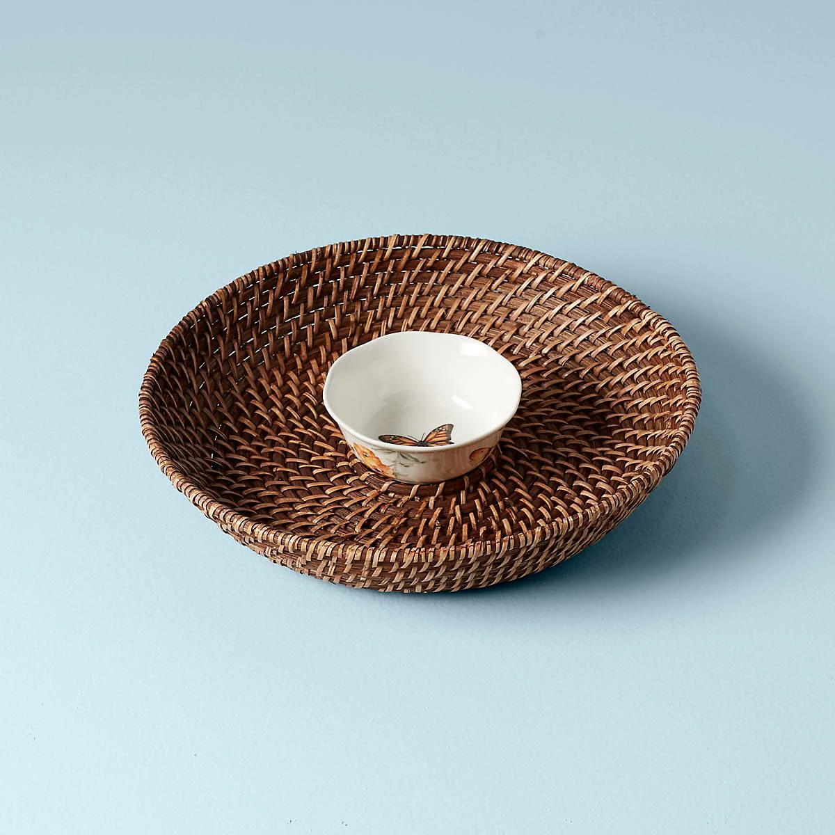 Lenox Butterfly Meadow® Chip And Dip Tray