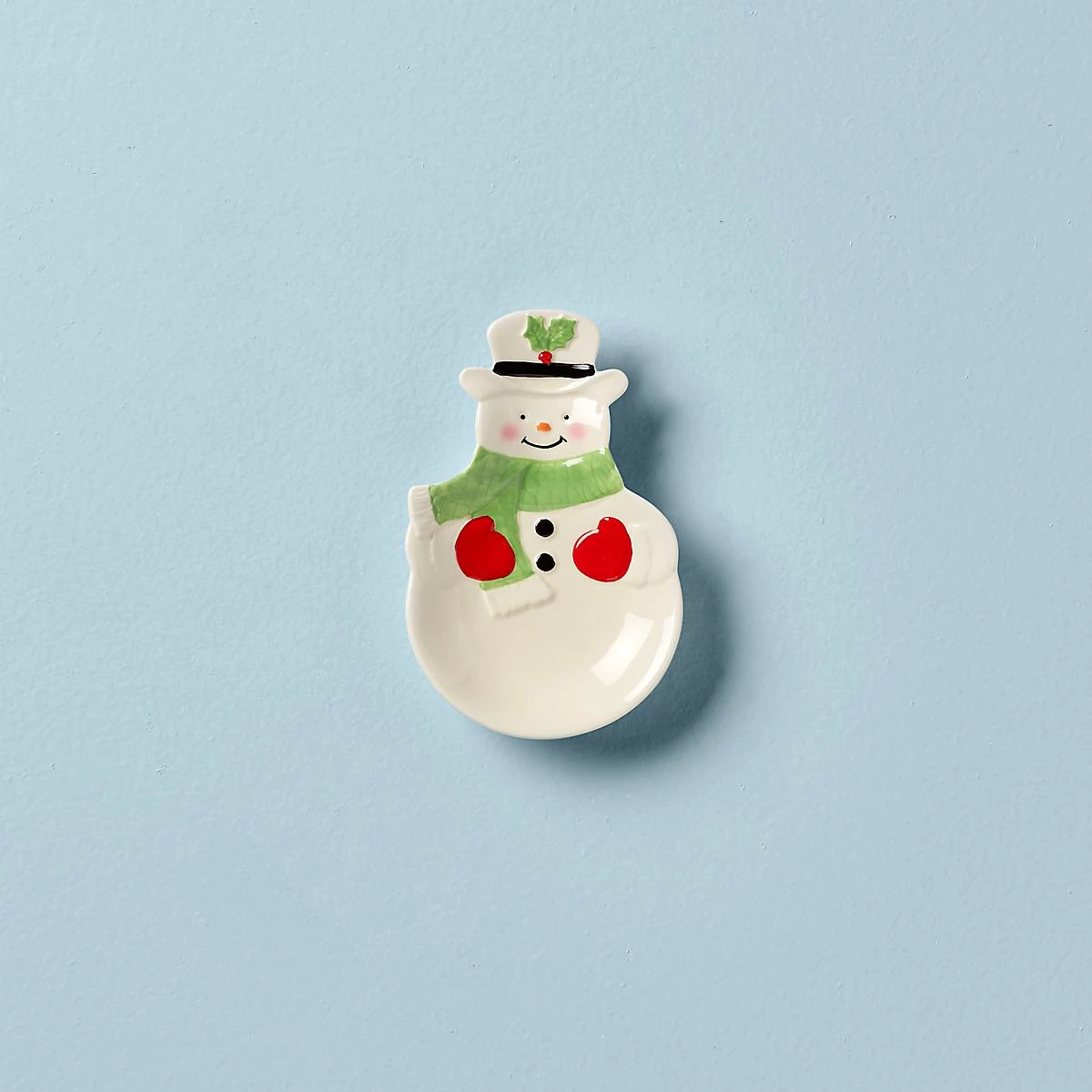 Lenox Hosting The Holidays Snowman Spoon Rest Dinnerware