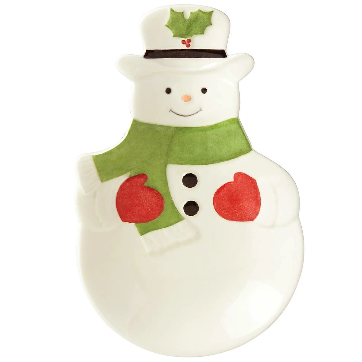 Lenox Hosting The Holidays Snowman Spoon Rest Dinnerware