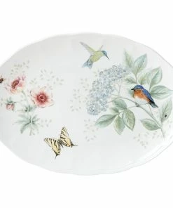 Lenox Butterfly Meadow Flutter Eastern Bluebird Platter