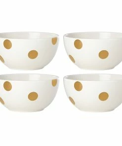 Kate Spade Dinnerware Deco Dot 4-piece All-Purpose Bowl Set