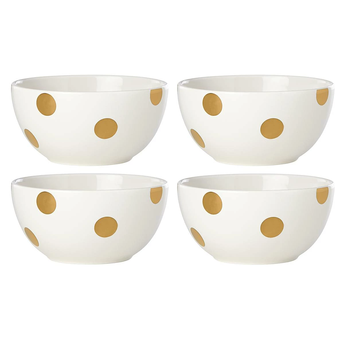 Kate Spade Dinnerware Deco Dot 4-piece All-Purpose Bowl Set