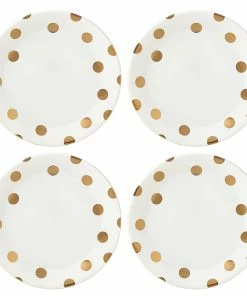 Kate Spade Deco Dot 4-piece Dinner Plate Set Dinnerware
