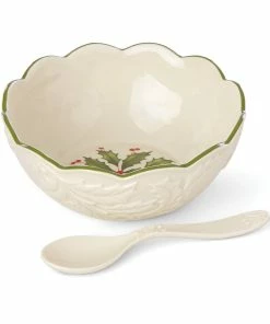 Lenox Hosting The Holidays™ Dip Bowl With Spoon Dinnerware