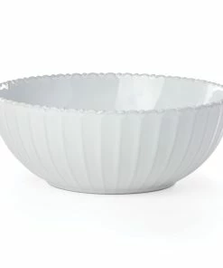 Lenox Dinnerware French Carved Bead Serving Bowl