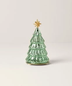 Lenox Wintery Woods™ Lit Mercury Glass Pine Tree
