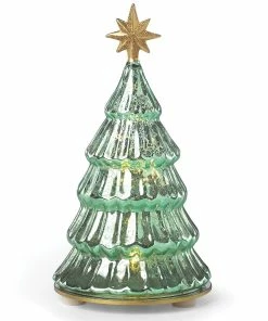 Lenox Wintery Woods™ Lit Mercury Glass Pine Tree