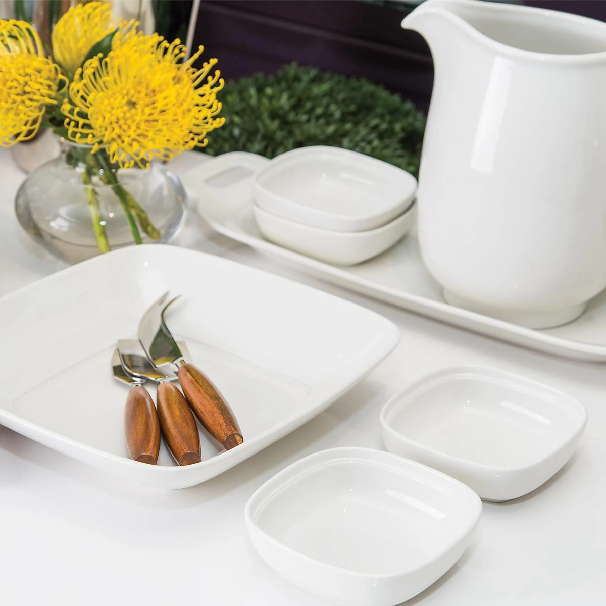 Lenox Aspen Ridge™ 4-piece Hors D'oeuvres Tray Set
