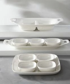 Lenox Aspen Ridge™ 4-piece Hors D'oeuvres Tray Set