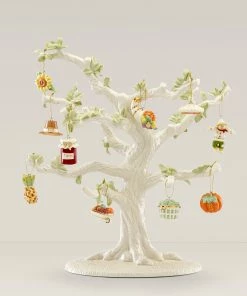 Lenox Autumn Favorites 10 Piece Ornament & Tree Set