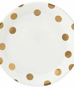 Kate Spade MTO Deco Dot Gold™ Dinner Plate Dinnerware