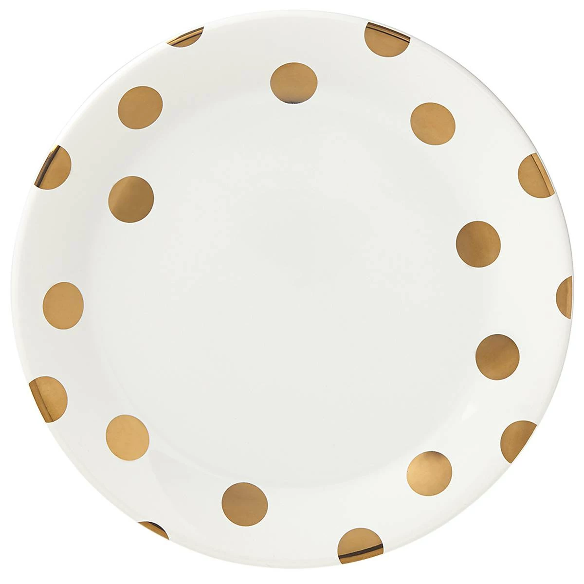 Kate Spade MTO Deco Dot Goldโข Dinner Plate Dinnerware