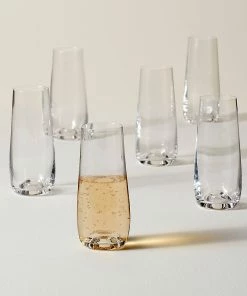 Lenox Tuscany Classics Stemless Flute Set, Buy 4 Get 6 Drinkware